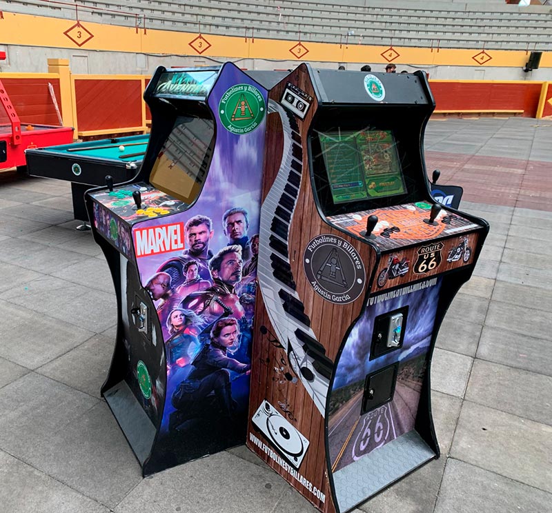 Alquiler de máquinas recreativas Arcade