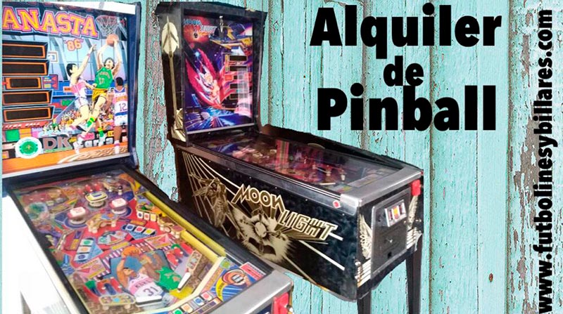 Alquiler de máquinas de Pinball